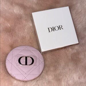 Soft Pink Quilted Compact
